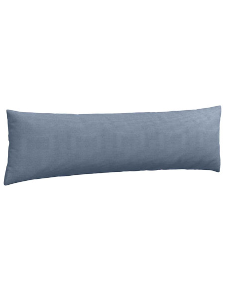 Cuscini da Divano 2 pcs Blu 145 x 40 cm Tessuto in Cords