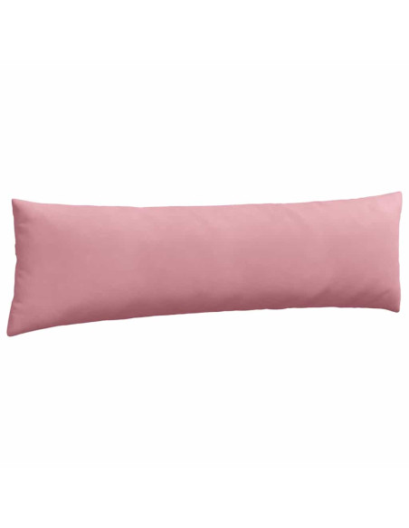 Cuscini da Divano 2 pcs Rosa 145 x 40 cm Tessuto in Cords