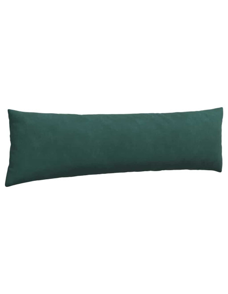 Cuscini da Divano 2 pcs Verde Scuro 145 x 40 cm