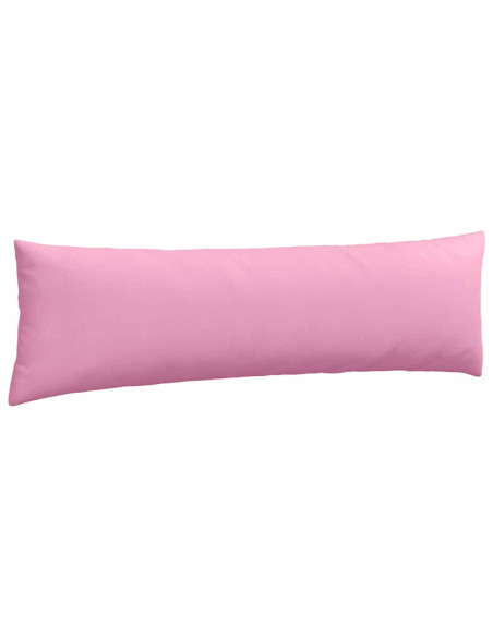 Cuscini da Divano 2 pcs Rosa 145 x 40 cm Tessuto