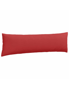 Cuscini da Divano 2 pcs Rosso 145 x 40 cm Tessuto