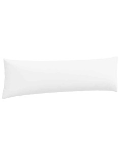Cuscini da Divano 2 pcs Bianco 145 x 40 cm Tessuto
