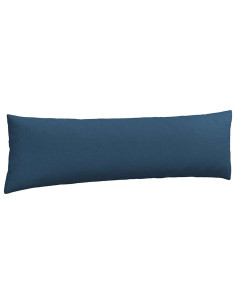 Cuscini da Divano 2 pcs Blu 145 x 40 cm Tessuto