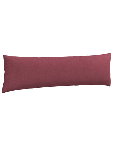 Cuscini da Divano 2 pcs Rosso Vino 145 x 40 cm Tessuto