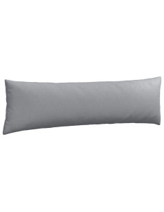 Cuscini da Divano 2 pcs Grigio chiaro 145 x 40 cm Tessuto