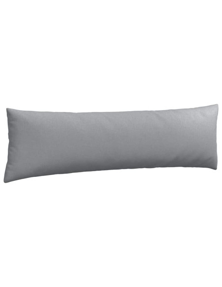 Cuscini da Divano 2 pcs Grigio chiaro 145 x 40 cm Tessuto