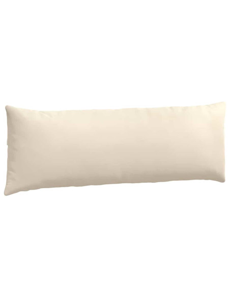 Cuscini da Divano 2 pcs Beige 120 x 40 cm Tessuto