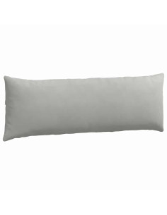 Cuscini da Divano 2 pcs Grigio chiaro 120 x 40 cm Tessuto