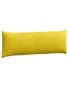 Cuscini da Divano 2 pcs Giallo 120 x 40 cm Tessuto in Cords