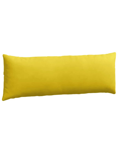 Cuscini da Divano 2 pcs Giallo 120 x 40 cm Tessuto in Cords