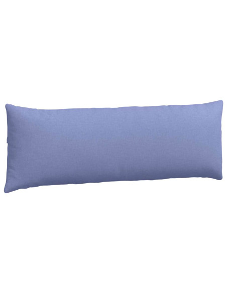 Cuscini da Divano 2 pcs Blu 120 x 40 cm Tessuto