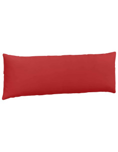 Cuscini da Divano 2 pcs Rosso 120 x 40 cm Tessuto