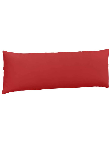 Cuscini da Divano 2 pcs Rosso 120 x 40 cm Tessuto