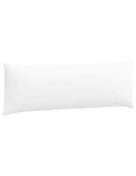 Cuscini da Divano 2 pcs Bianco 120 x 40 cm Tessuto