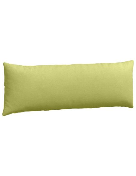 Cuscini da Divano 2 pcs Verde chiaro 120 x 40 cm Tessuto