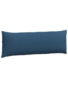 Cuscini da Divano 2 pcs Blu 120 x 40 cm Tessuto