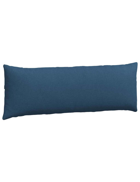 Cuscini da Divano 2 pcs Blu 120 x 40 cm Tessuto