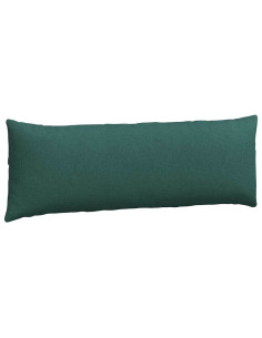 Cuscini da Divano 2 pcs Verde Scuro 120 x 40 cm Tessuto