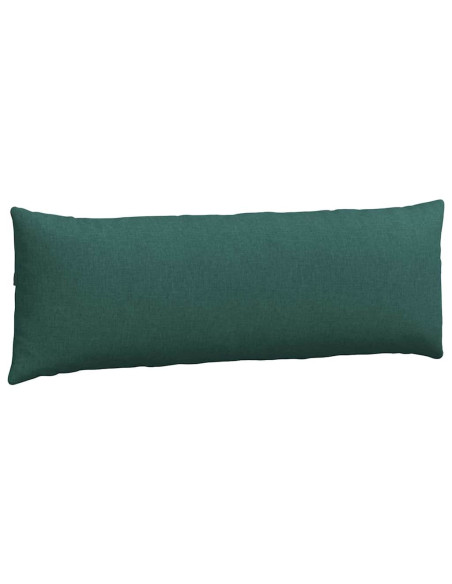 Cuscini da Divano 2 pcs Verde Scuro 120 x 40 cm Tessuto