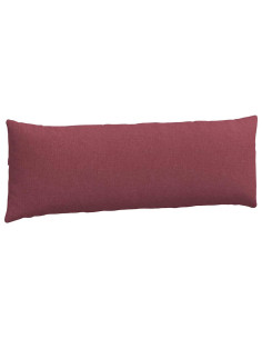 Cuscini da Divano 2 pcs Rosso Vino 120 x 40 cm Tessuto