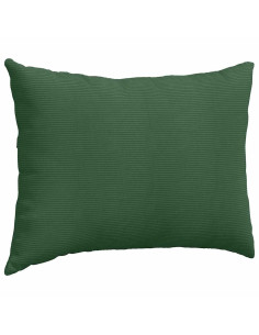 Cuscini da Divano 2 pcs Verde Scuro 70 x 50 cm Tessuto in Cords
