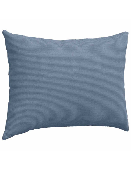 Cuscini da Divano 2 pcs Blu 70 x 50 cm Tessuto in Cords