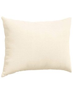 Cuscini da Divano 2 pcs Crema 70 x 50 cm Tessuto in Cords