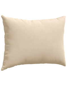 Cuscini da Divano 2 pcs Crema 70 x 50 cm Tessuto