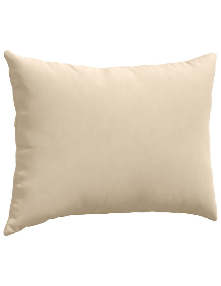 Cuscini da Divano 2 pcs Crema 70 x 50 cm Tessuto