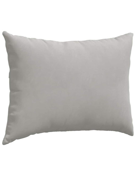 Cuscini da Divano 2 pcs Grigio chiaro 70 x 50 cm Tessuto