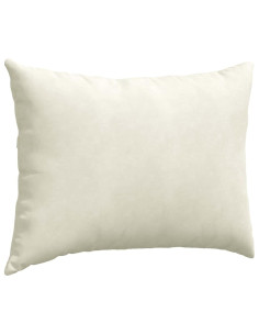 Cuscini da Divano 2 pcs Crema 70 x 50 cm Tessuto in Cords