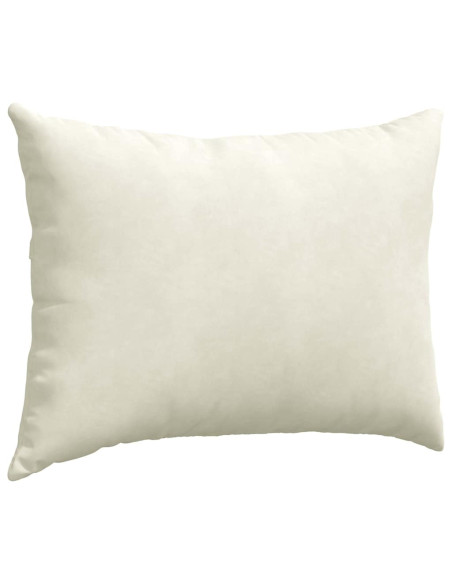 Cuscini da Divano 2 pcs Crema 70 x 50 cm Tessuto in Cords