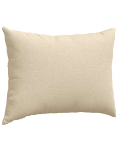 Cuscini da Divano 2 pcs Crema 70 x 50 cm Tessuto