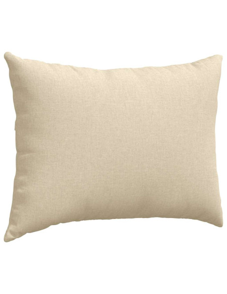 Cuscini da Divano 2 pcs Crema 70 x 50 cm Tessuto