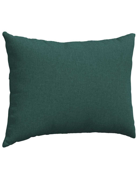 Cuscini da Divano 2 pcs Verde Scuro 70 x 50 cm Tessuto