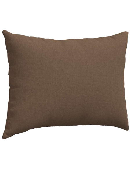 Cuscini da Divano 2 pcs Marrone 70 x 50 cm Tessuto