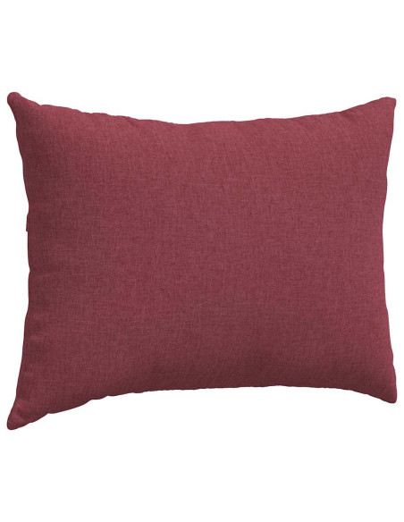 Cuscini da Divano 2 pcs Rosso Vino 70 x 50 cm Tessuto