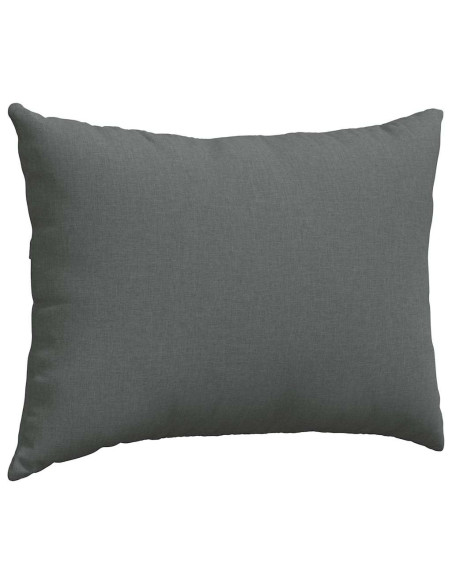 Cuscini da Divano 2 pcs Grigio scuro 70 x 50 cm Tessuto