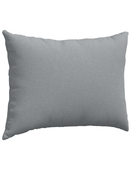 Cuscini da Divano 2 pcs Grigio chiaro 70 x 50 cm Tessuto