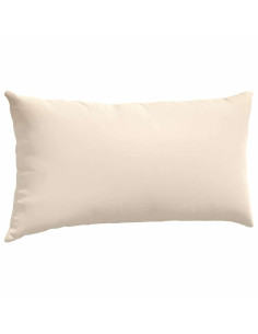 Cuscini da Divano 2 pcs Beige 80 x 40 cm Tessuto