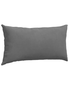 Cuscini da Divano 2 pcs Grigio scuro 80 x 40 cm Tessuto