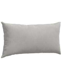 Cuscini da Divano 2 pcs Grigio chiaro 80 x 40 cm Tessuto