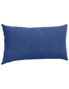 Cuscini da Divano 2 pcs Blu Polizia 80 x 40 cm Tessuto in Cords