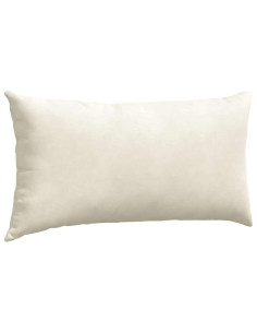 Cuscini da Divano 2 pcs Crema 80 x 40 cm Tessuto in Cords