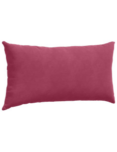 Cuscini da Divano 2 pcs Rosso Vino 80 x 40 cm Tessuto in Cords