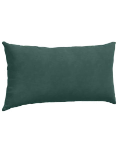 Cuscini da Divano 2 pcs Verde Scuro 80 x 40 cm Tessuto in Cords