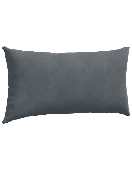 Cuscini da Divano 2 pcs Grigio scuro 80 x 40 cm