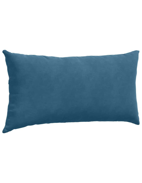 Cuscini da Divano 2 pcs Blu 80 x 40 cm Tessuto in Cords