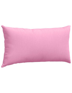 Cuscini da Divano 2 pcs Rosa 80 x 40 cm Tessuto