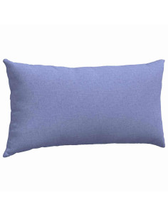 Cuscini da Divano 2 pcs Blu 80 x 40 cm Tessuto